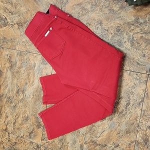 Red stretch‎ jeggings
